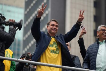 Aliados de Flávio preveem crescimento nas pesquisas após ato na Paulista