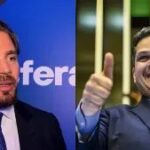 Festas e influência: mensagens mostram a amizade entre Alcolumbre e Vorcaro