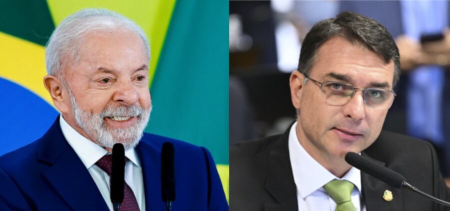 Quaest mostra regiões onde Lula e Flávio Bolsonaro têm melhor desempenho