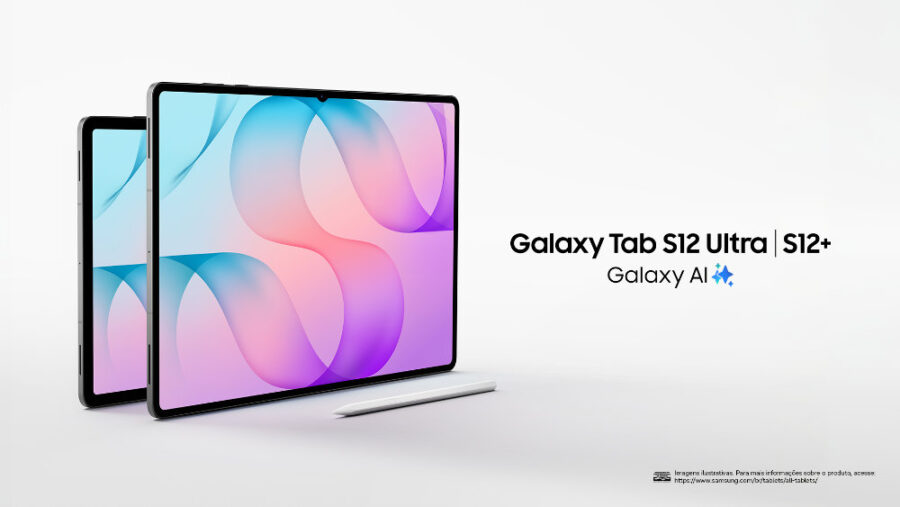 Tab S12: Samsung lança tablets premium com bateria de até 23 horas
