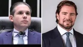 Vorcaro e Hugo Motta trocaram elogios e convites para encontros