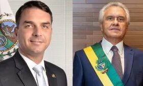 Caiado anuncia apoio a Flávio no 2º turno