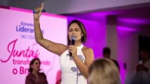 Michelle diz que Senado é missão de Deus, entregue via Bolsonaro e votos