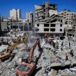 Ao menos 20 pessoas morrem após prédio danificado por bombardeios desabar na Faixa de Gaza