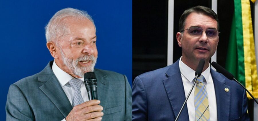 AtlasIntel: em empate técnico, Lula tem 46,8% e Flávio Bolsonaro, 47,2% no 2º turno