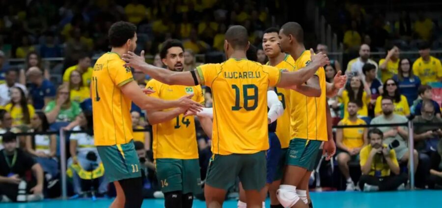 Brasil vence Venezuela e pode conquistar título do Sul-Americano de vôlei neste domingo