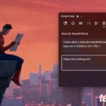 Como abrir a área de transferência do PC para ver o histórico do CTRL C