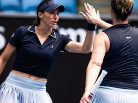 Dupla de Luisa Stefani vence estreia e avança à 2ª rodada do US Open