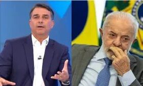 Flávio apresenta notícia-crime contra Lula por relação com Vorcaro