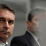 Flávio Bolsonaro teria se encontrado com Vorcaro antes de cobrar dinheiro para Dark Horse