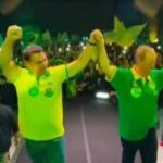 Flávio chama Moraes de ‘laranja podre’ do STF durante comício em SC