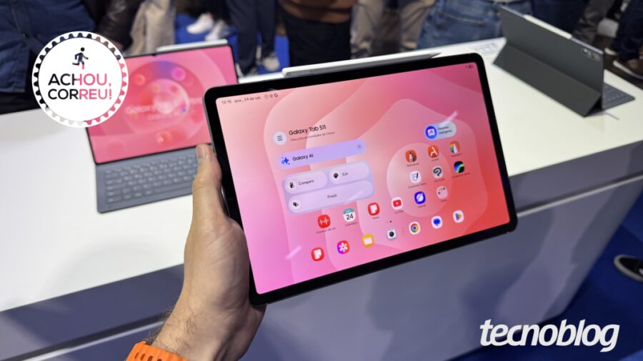Galaxy Tab S11 (256 GB) para jogos tem 34% OFF com cupom