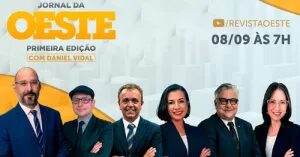 Jornal da Oeste, Primeira Edição: assista ao noticiário de 8/9/2026
