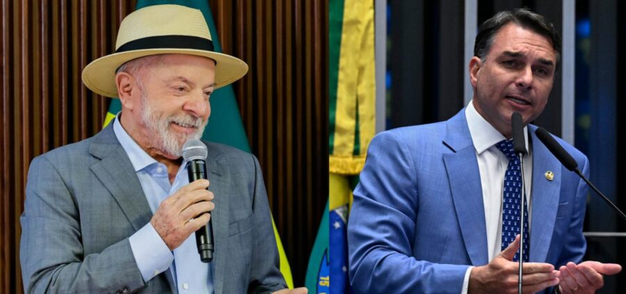 Lula aparece com 37% e Flávio Bolsonaro com 33% no 1º turno, diz Quaest