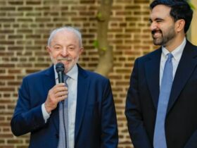 Lula e prefeito de Nova York discutem democracia e combate à pobreza