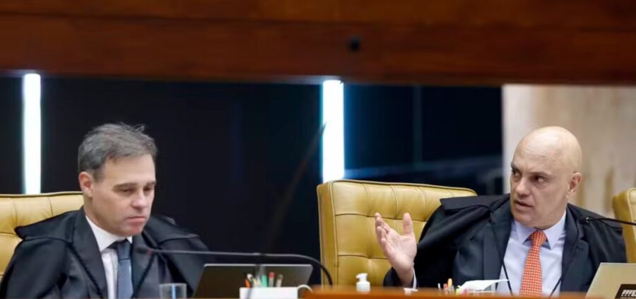 Moraes e Mendonça batem boca durante julgamento do STF sobre caso Master: isso é mentira