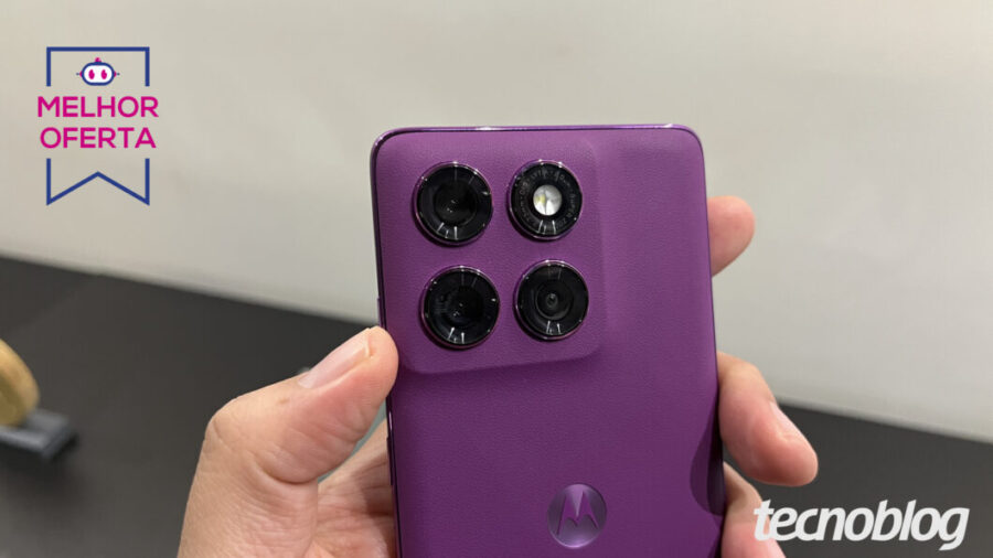 Motorola Edge 60 Pro (512 GB) roda jogos e tem queda de 47% com cupom