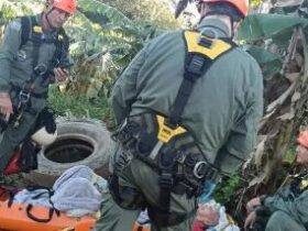 PM resgata homem de 100 anos ilhado pela chuva em Eldorado (SP)