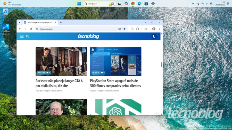 Por que o Windows 11 não tinha Barra de Tarefas móvel? Microsoft explica