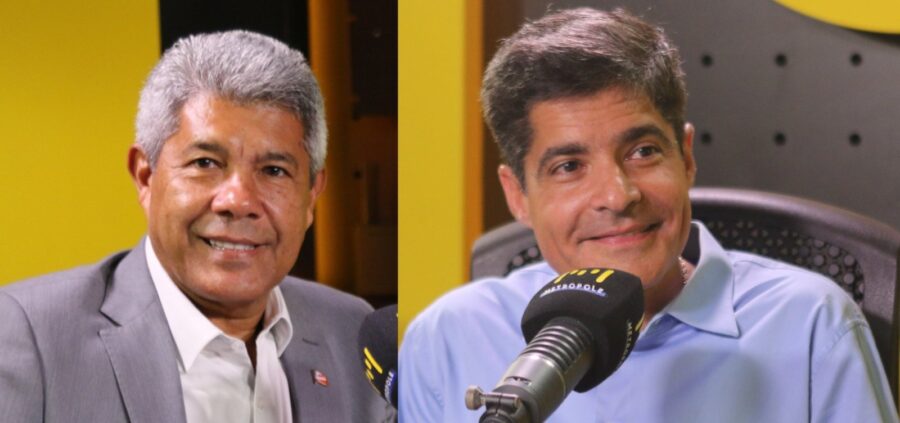 Quaest: ACM Neto tem 42% e Jerônimo, 40%, na disputa pelo governo da Bahia