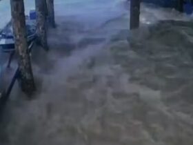 Tsunami meteorológico assusta moradores e invade áreas no litoral de Santa Catarina