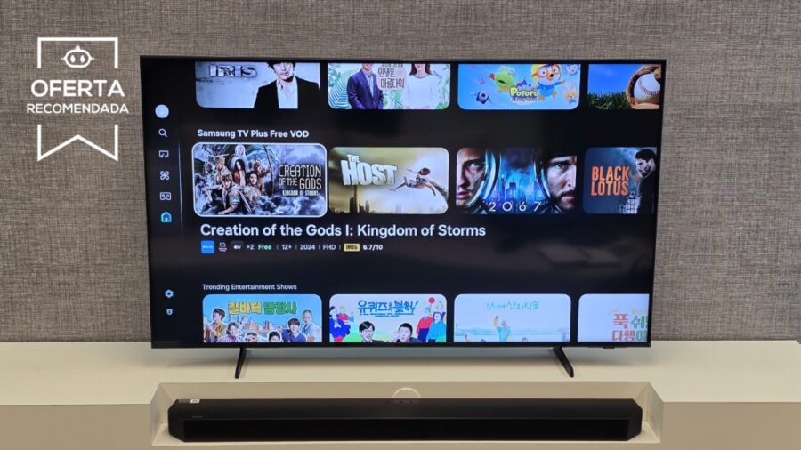 TV QLED Samsung 50″ com Vision AI fica mais de R$ 1 mil mais barata