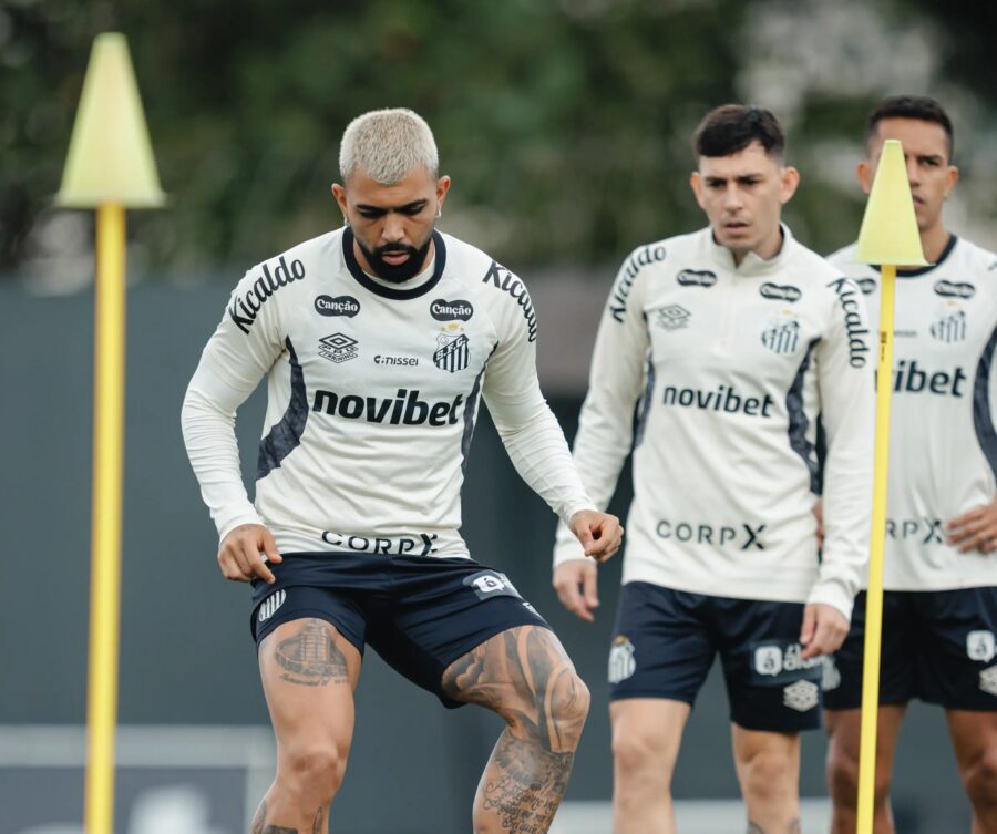 Veja fotos do treino do Santos nesta terça-feira