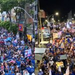 ACM Neto reúne multidão em Salvador e diz chegar mais confiante à reta final da campanha