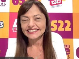Alice Portugal questiona candidatura de Flávio após novas revelações sobre Vorcaro e filme Dark Horse