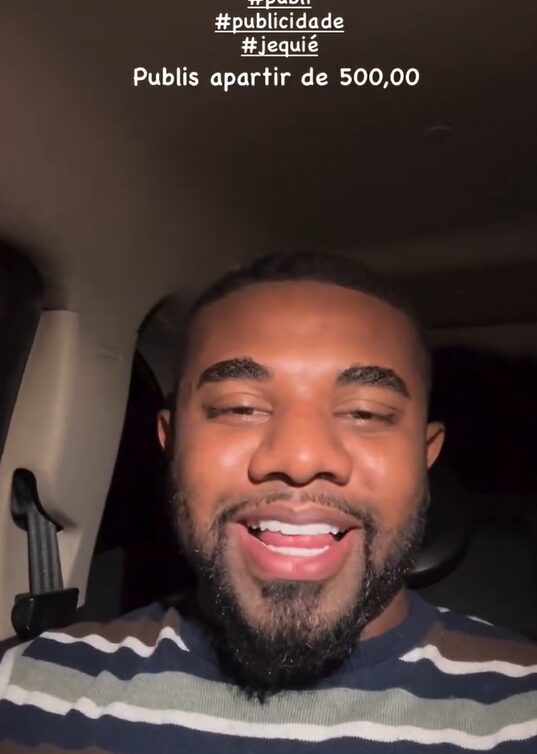 Ex-BBB Davi Brito choca ao revelar preço de publicidade na web Ex-BBB Davi Brito surpreende ao revelar valor cobrado por publicidade nas redes