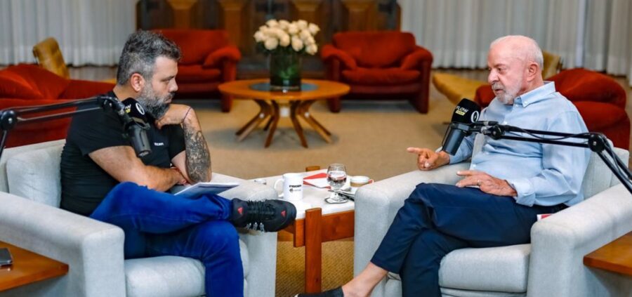 Lula bate recorde histórico de audiência no Flow Podcast após cancelamento do debate da Globo