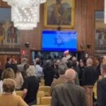 Militantes pró-Palestina invadem Câmara de SP durante homenagem a major israelense