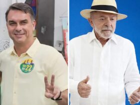Programa eleitoral de Flávio Bolsonaro homenageia Nossa Senhora Aparecida, mas vai ao ar sem áudio