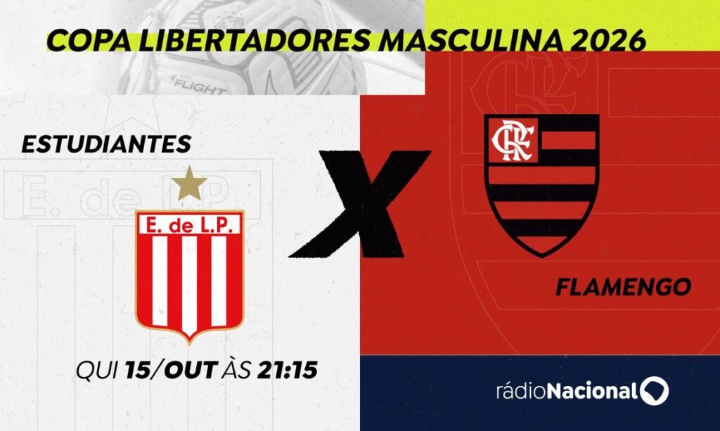 Rádio Nacional transmite Estudiantes x Flamengo pela Libertadores Rádio Nacional transmite Estudiantes x Flamengo pela Libertadores