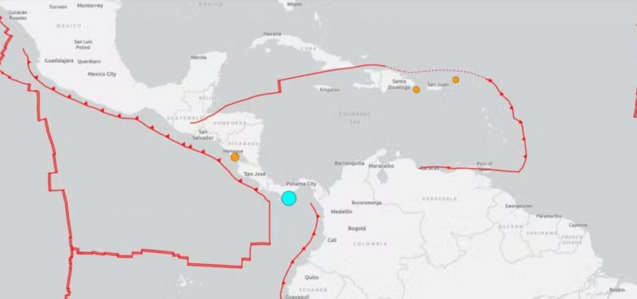 Terremoto de magnitude 7,7 atinge Panamá e provoca alerta de tsunami no Pacífico